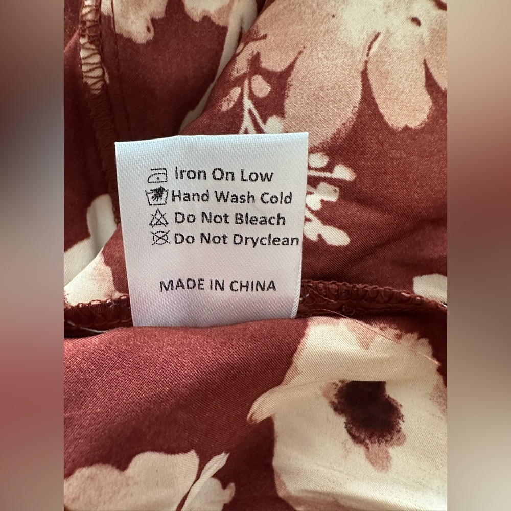 NWT Joyfolie Mia Joy Poma Duster Rust Floral Girls Size 12 - Picture 8 of 8